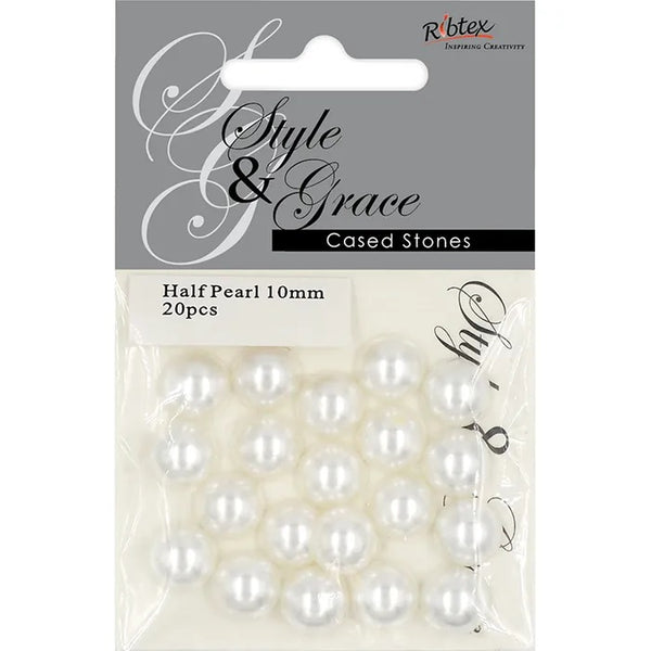 10mm Style & Grace Half Pearl